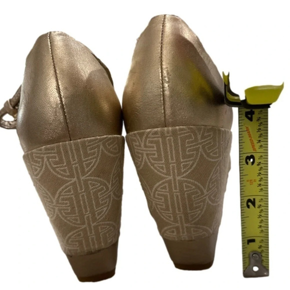 Antonio Melani Skylar Gold Wedge Open Toe Women’s Sandals Size 8.5 - Picture 7 of 7